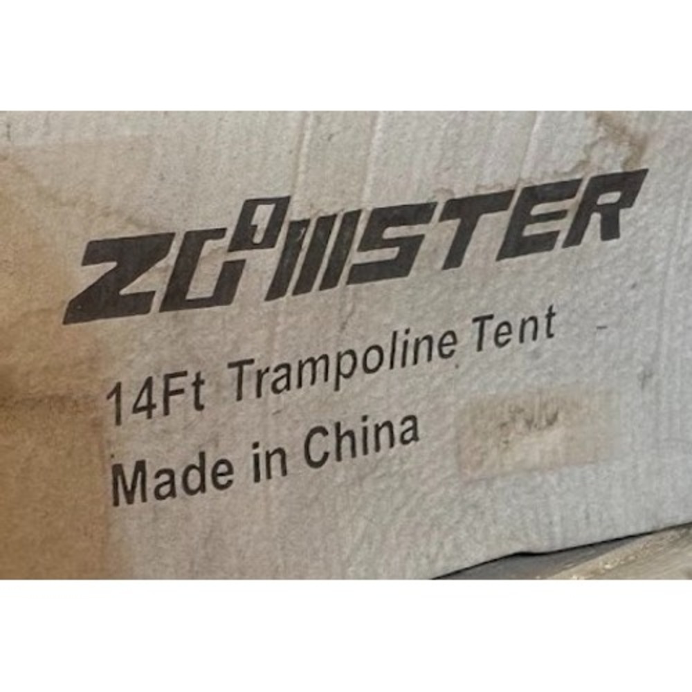 Zoomster 14ft Trampoline Tent Round Enclosure Cover Backyard Clubhouse Accessory